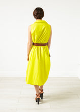Balloon Cotton Dress in Yellow, Manuela Arcari