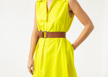 Balloon Cotton Dress in Yellow, Manuela Arcari