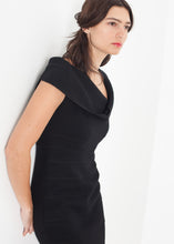 Asymmetric Dress in Black, Aspesi