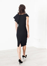 Asymmetric Dress in Black, Aspesi